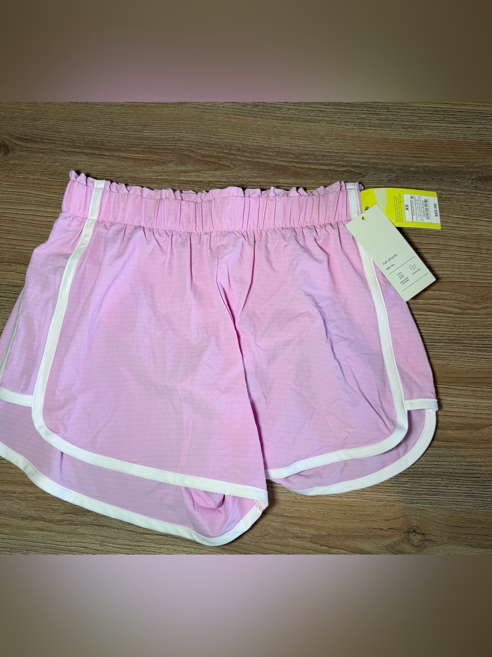 all in motion Pink Athletic Shorts with White Trim